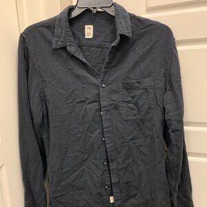 Hiroki Casual Black Button Up